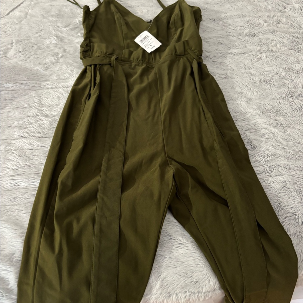 Windsor Olive Jumpsuit